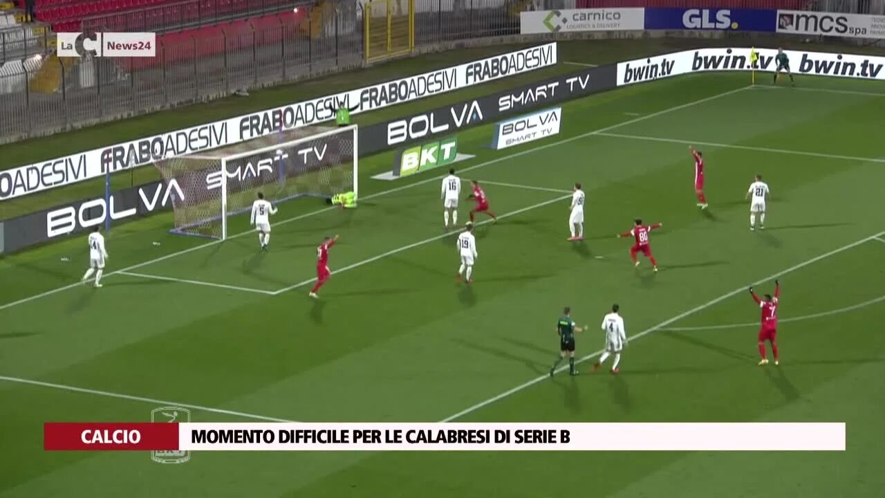 Momento difficile per le calabresi di Serie B
