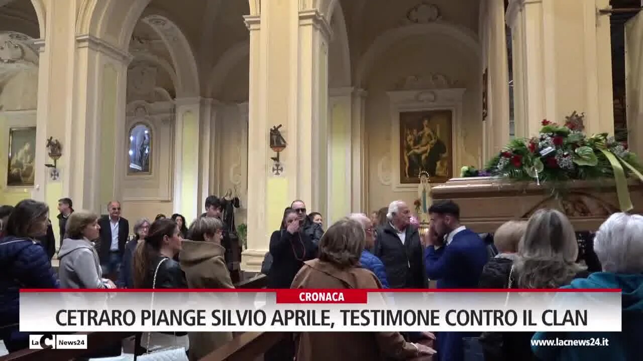 Cetraro piange Silvio Aprile, testimone contro il clan