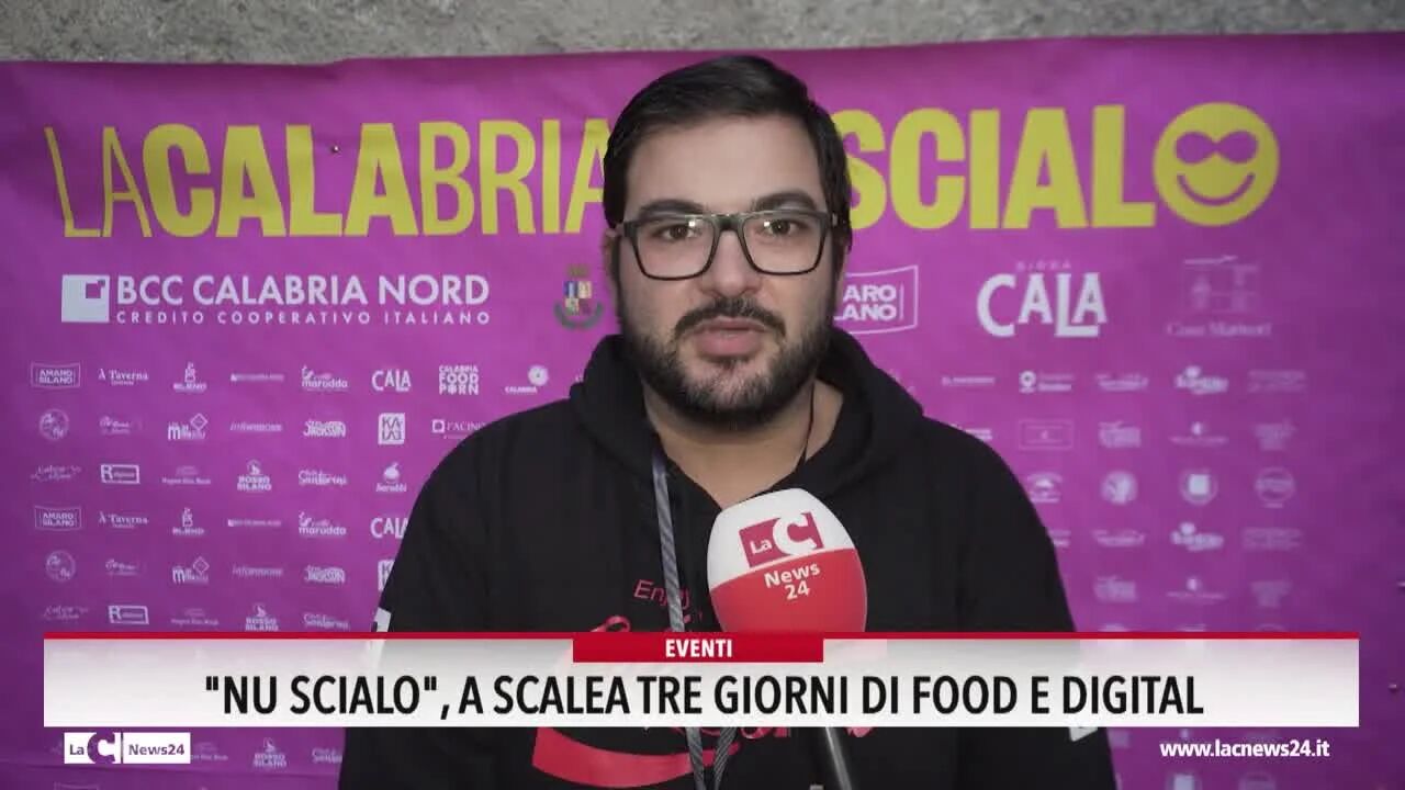 "Nu scialo", a Scalea tre giorni di food e digital