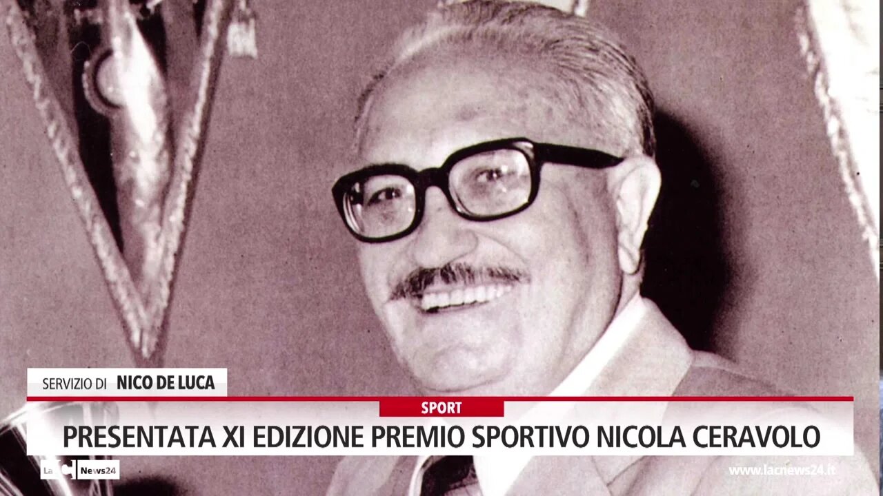 Presentata XI edizione premio sportivo Nicola Ceravolo