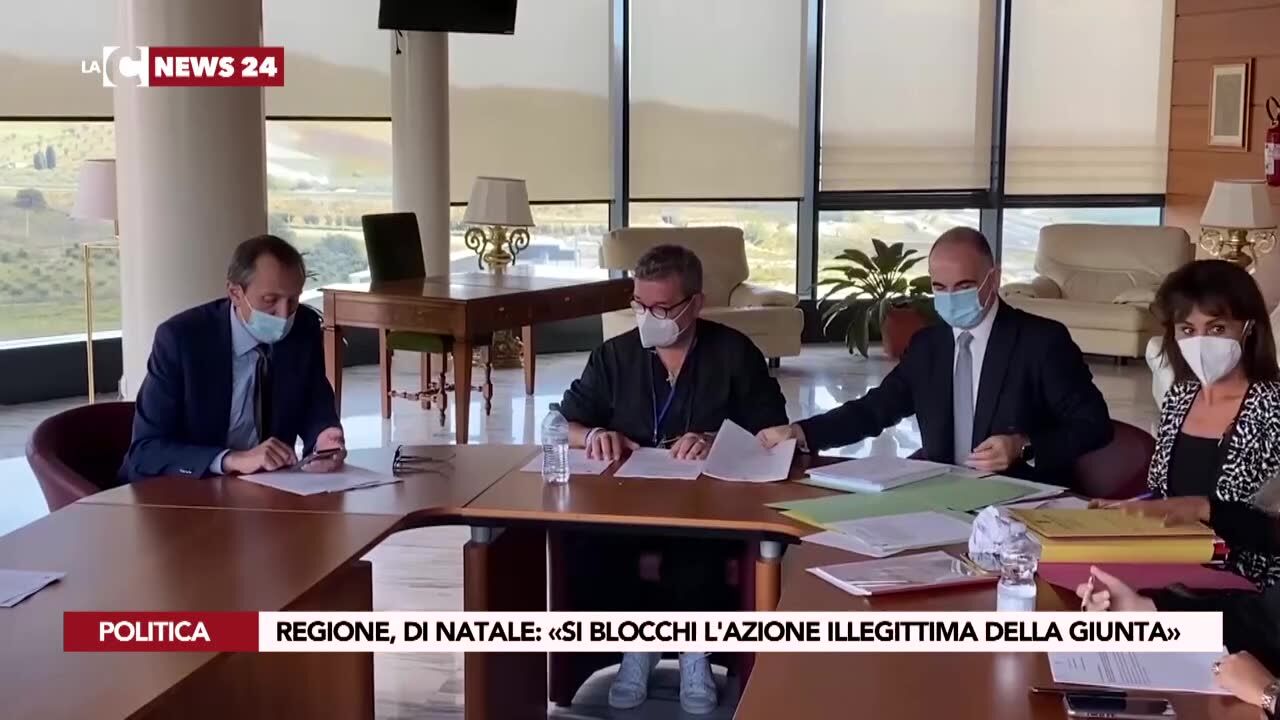 Regione, Di Natale: «Si blocchi l'azione illegittima della giunta»