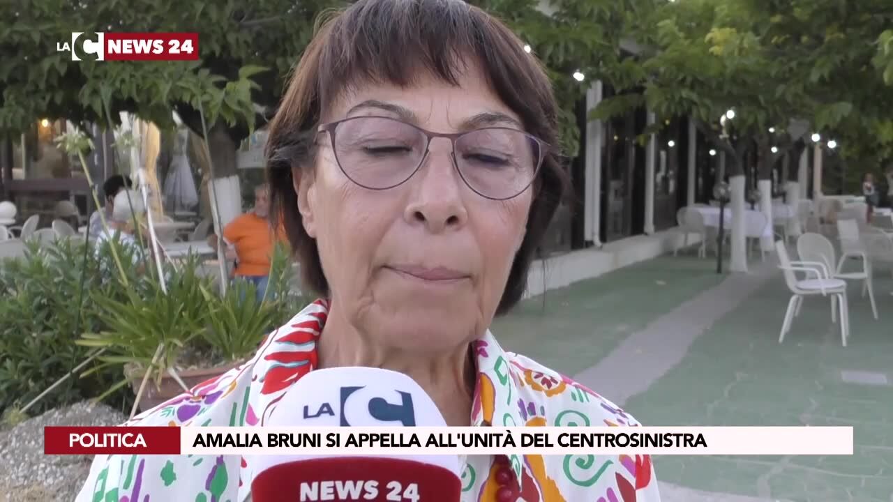 Regionali, Amalia Bruni si appella all'unità del centrosinistra