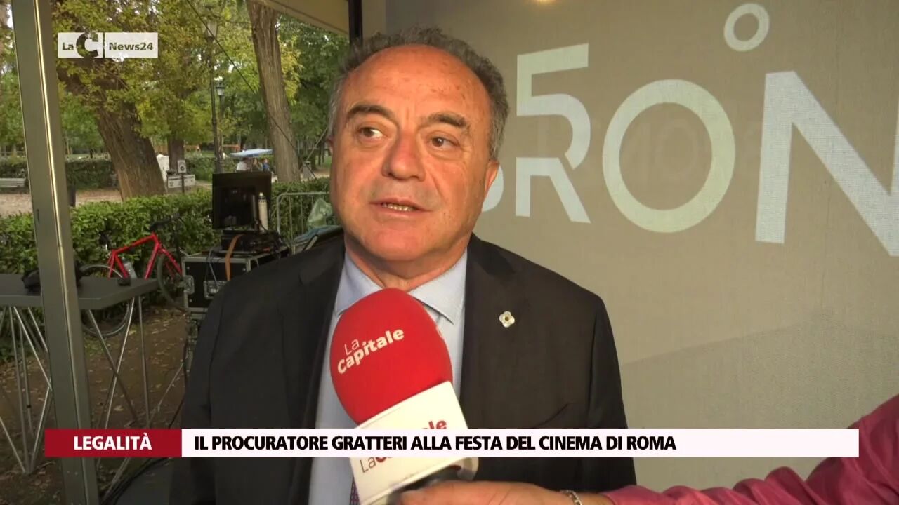 Il procuratore Gratteri alla Festa del Cinema di Roma