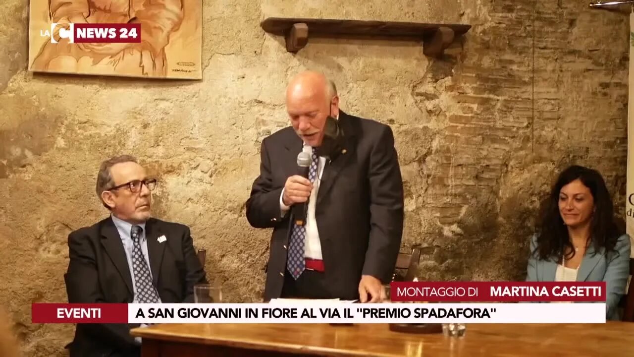 San Giovanni in Fiore, al via la prima edizione del Premio Spadafora