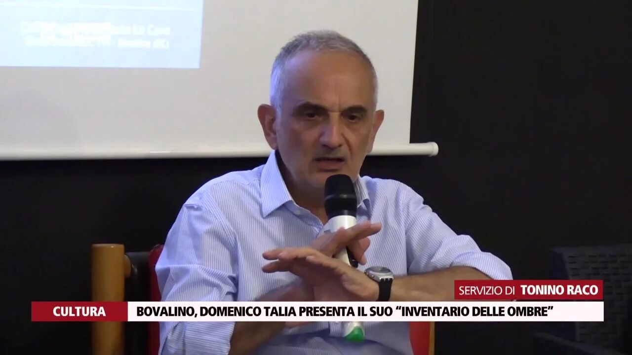 Bovalino, Domenico Talia presenta il suo “Inventario delle ombre”