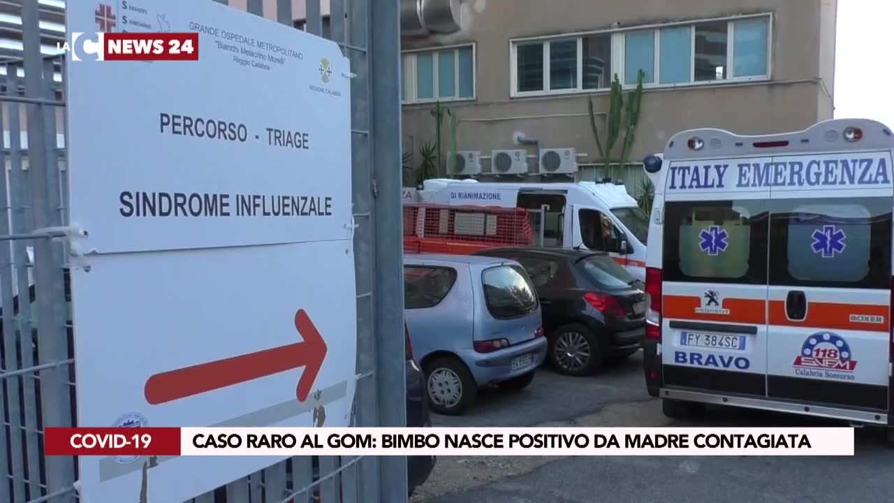 Caso raro al Gom: bimbo nasce positivo da madre contagiata