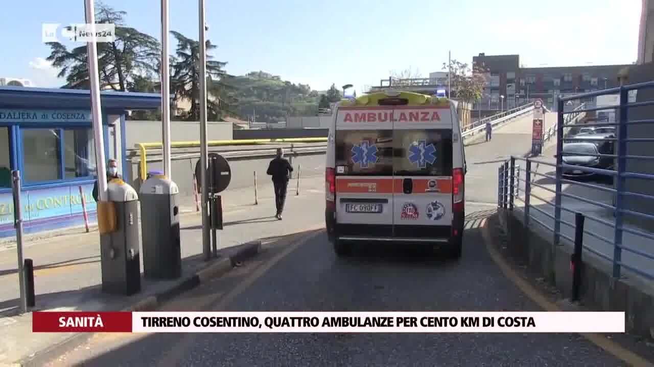 Tirreno Cosentino, quattro ambulanze per cento km di costa