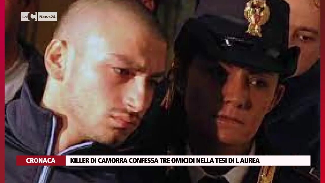 Killer di camorra confessa tre omicidi nella tesi di laurea