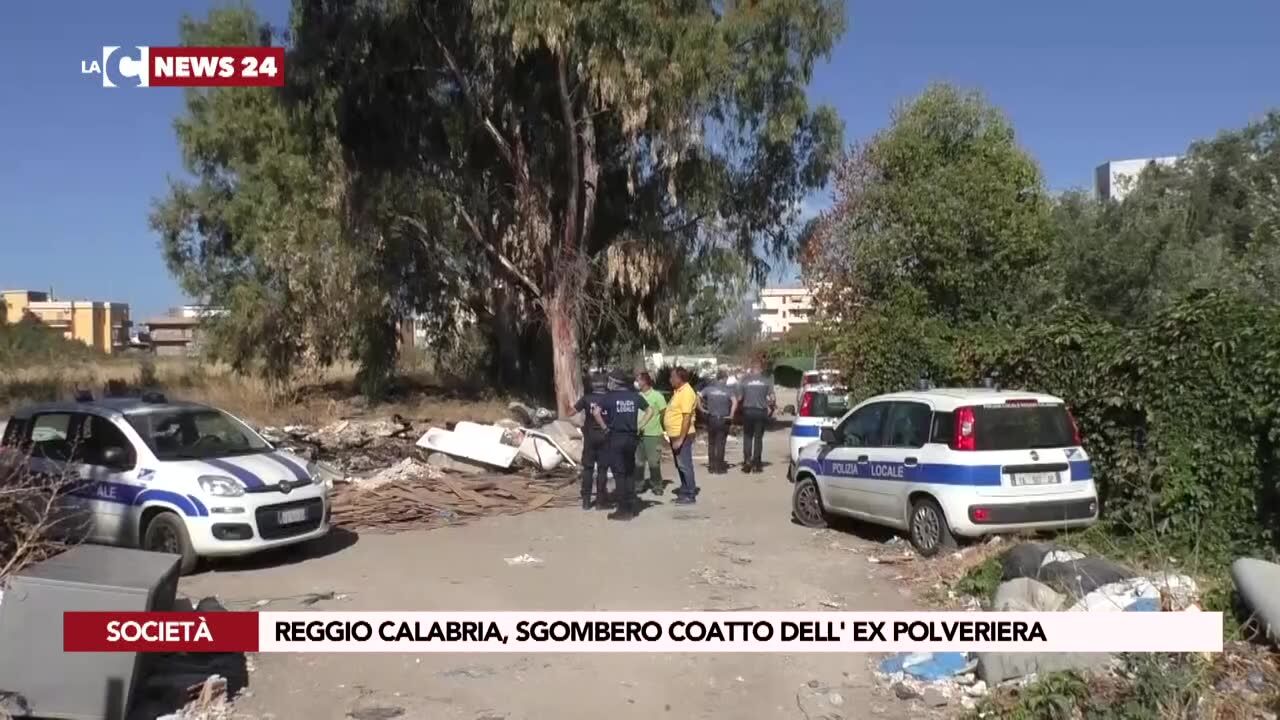 Reggio Calabria, sgombero coatto dell' ex polveriera