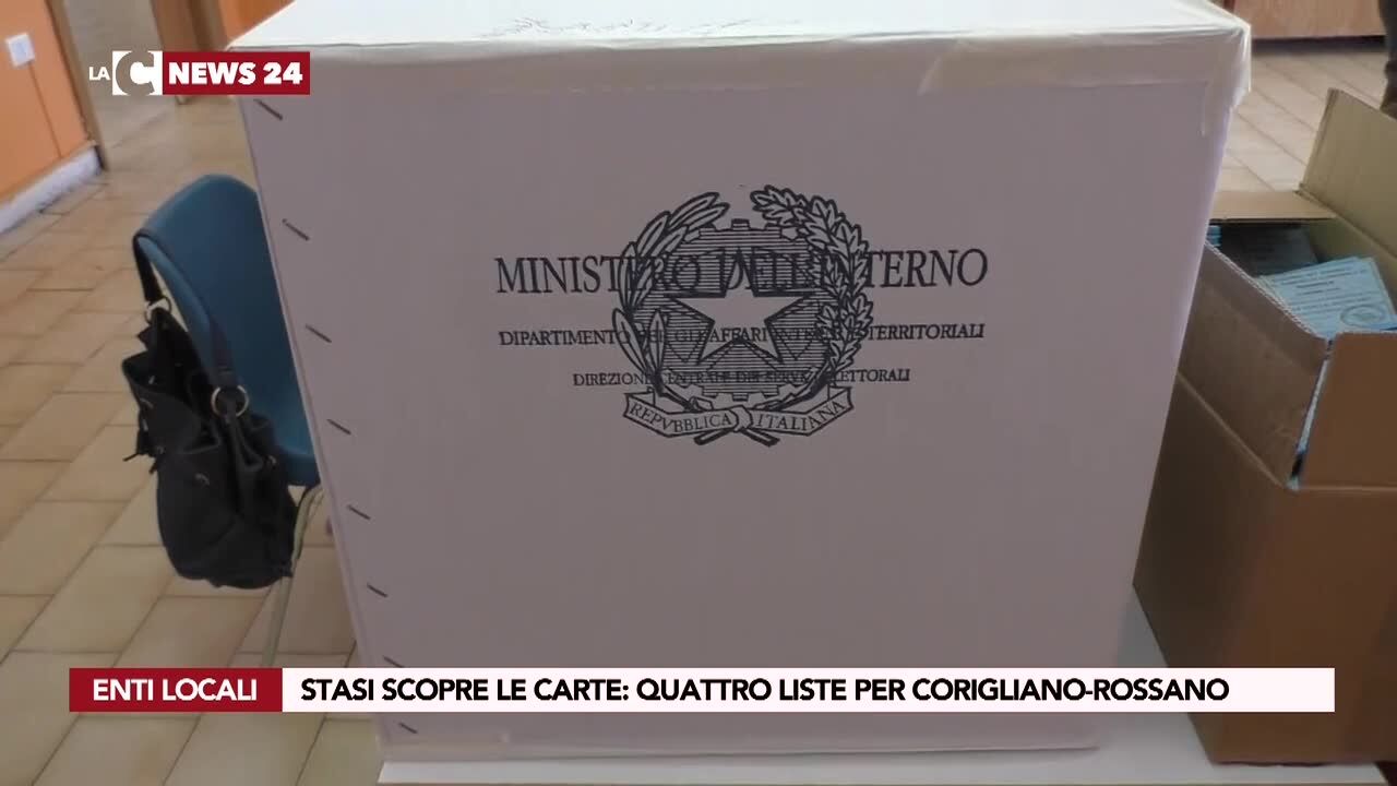 Stasi scopre le carte: quattro liste per Corigliano-Rossano