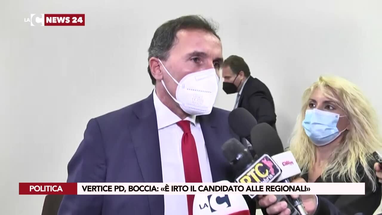 Vertice Pd, Boccia: «È Irto il candidato alle regionali»