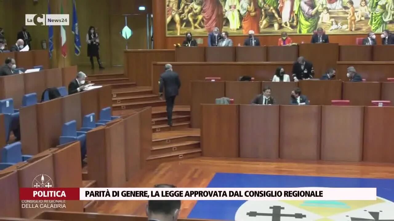 Parità di genere, la legge approvata dal Consiglio Regionale