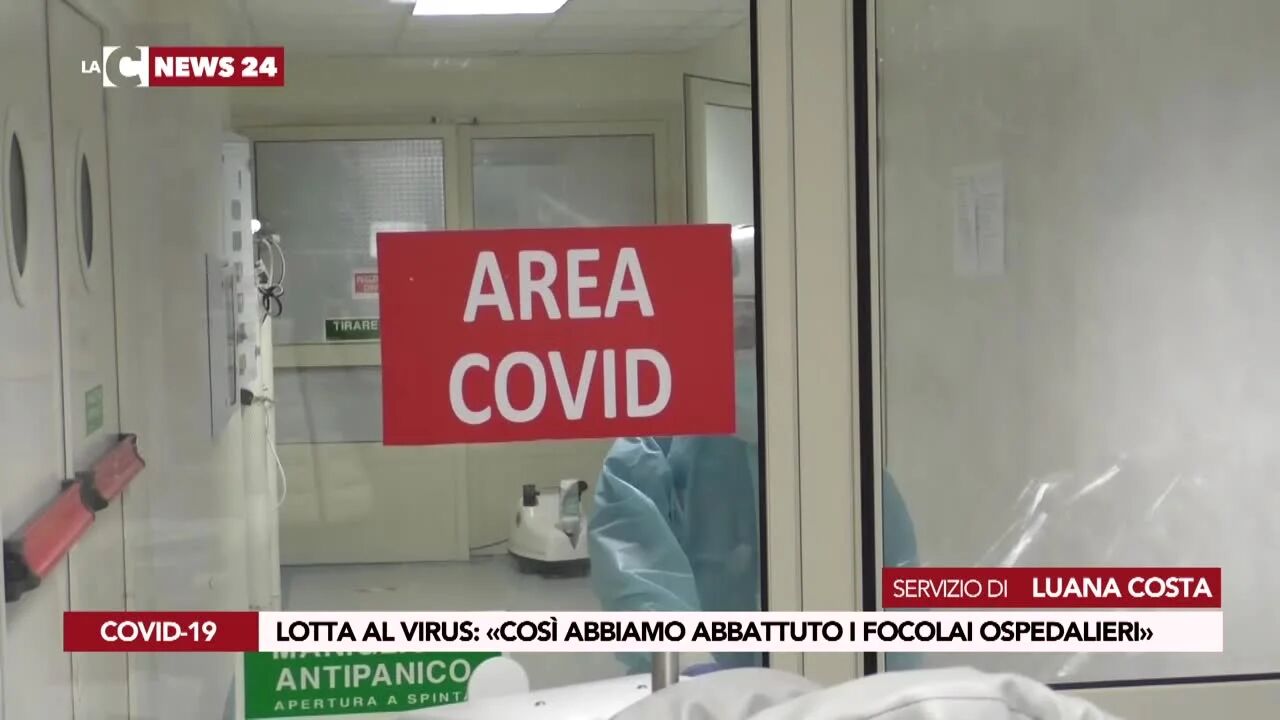 Catanzaro, ospedale libero da focolai Covid grazie al vaccino