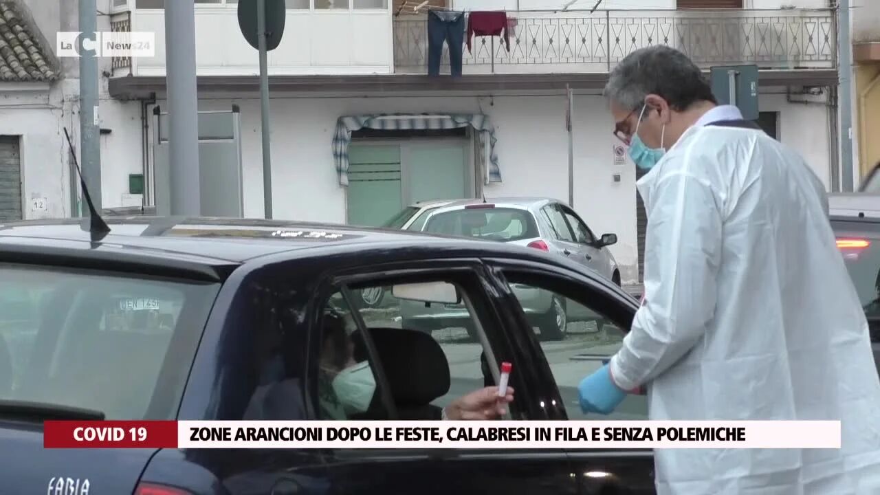 Zone arancioni dopo le feste, calabresi in fila e senza polemiche