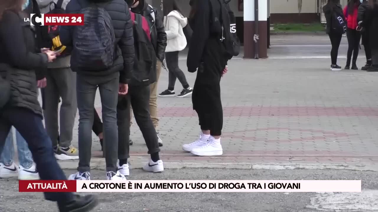 A Crotone è in aumento l’uso di droga tra i giovani 