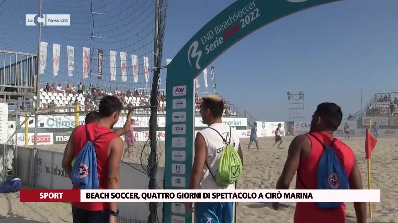 Beach Soccer, quattro giorni di spettacolo a Cirò Marina