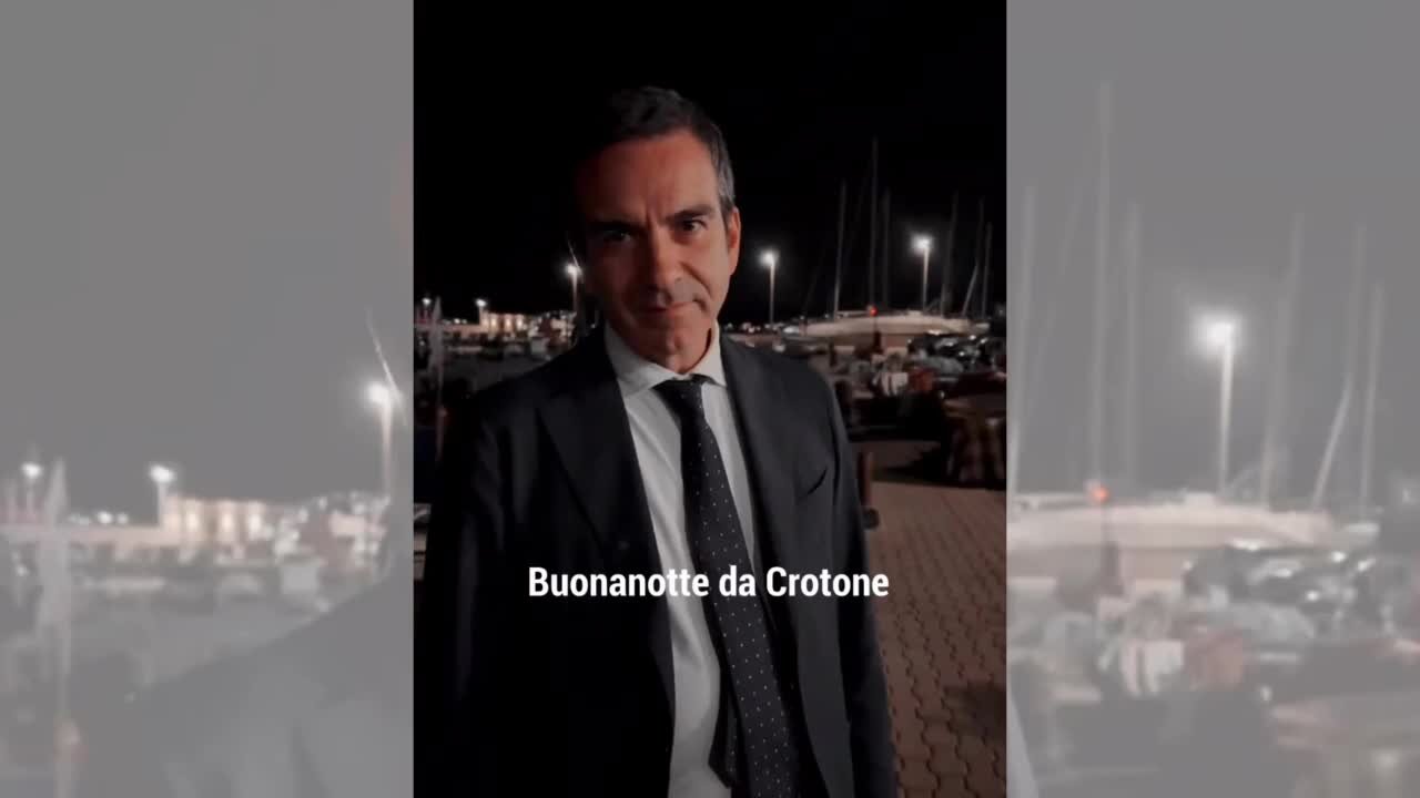 Roberto Occhiuto sul capodanno a Crotone 