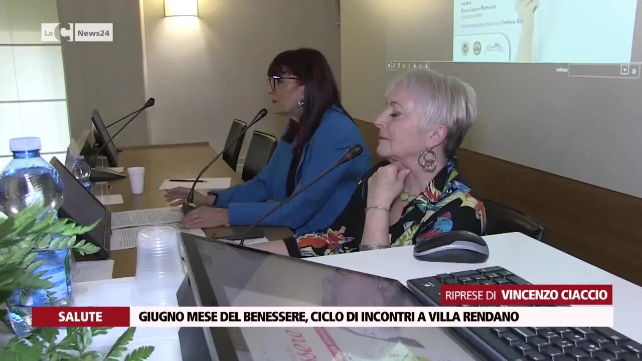 Giugno mese del benessere, ciclo di incontri a villa rendano