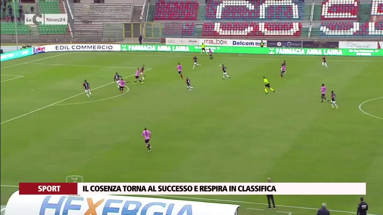 Il Cosenza torna al successo e respira in classifica