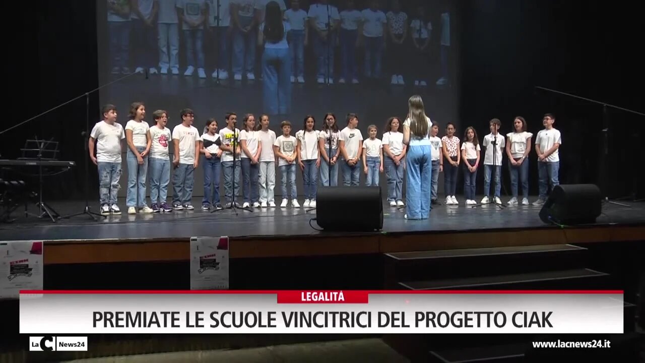 Premiate le scuole vincitrici del progetto Ciak