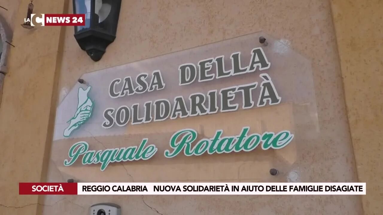 Reggio, Casa della solidarietà in aiuto delle famiglie in difficoltà
