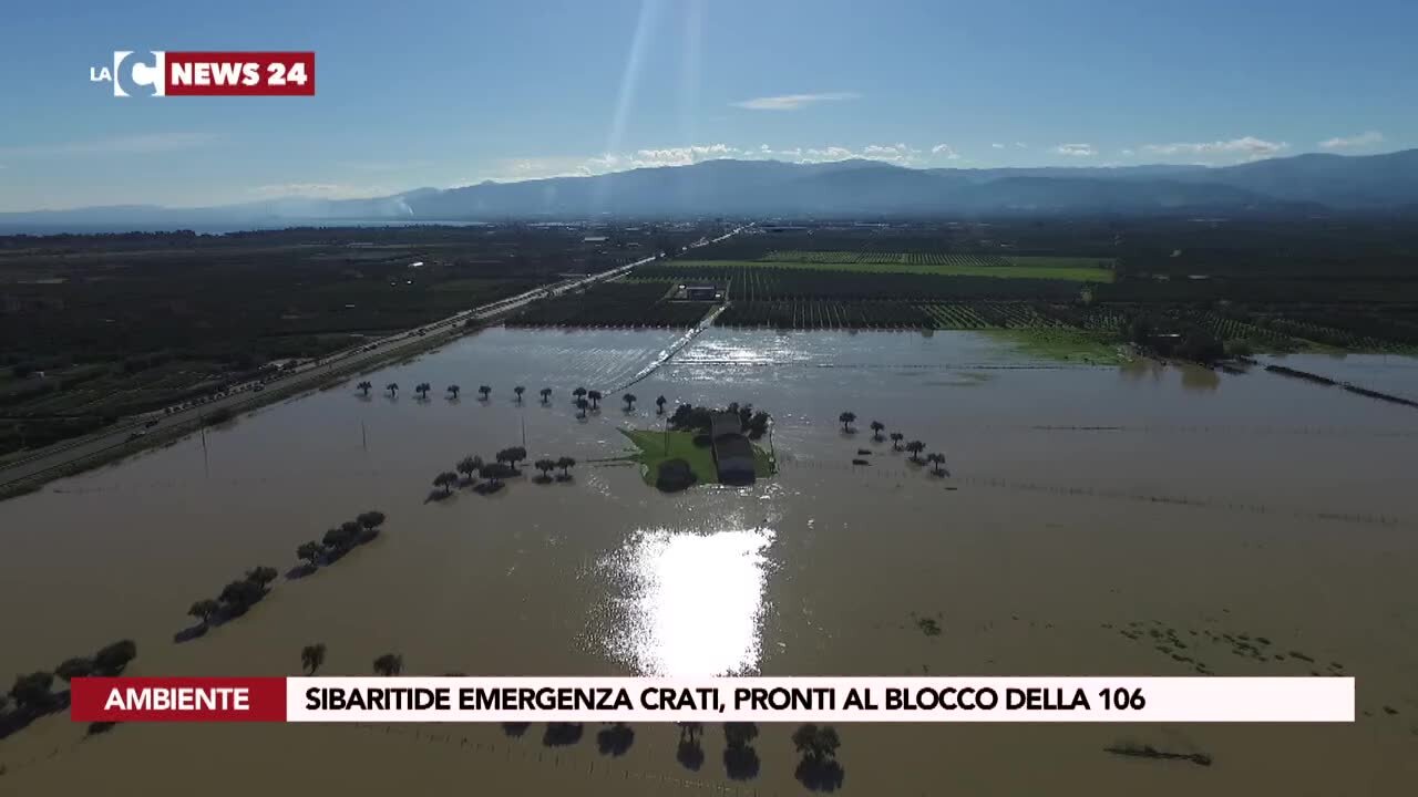 Sibaritide emergenza Crati, pronti al blocco della 106