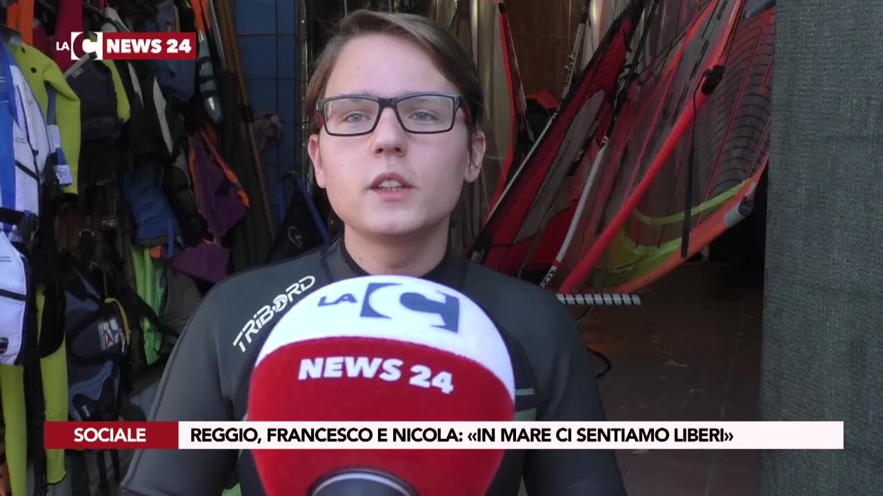 Reggio, Francesco e Nicola «In mare ci sentiamo liberi»