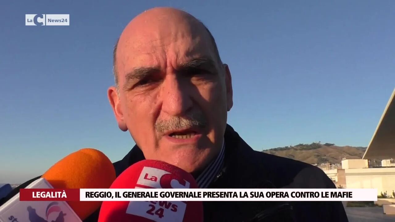 Reggio, il generale Governale presenta la sua opera contro le mafie