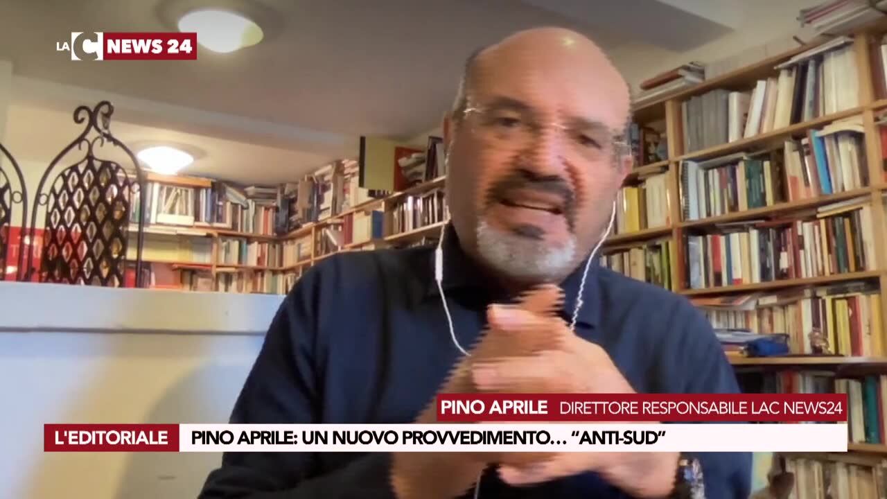 Pino Aprile: un nuovo provvedimento… “Anti-Sud”
