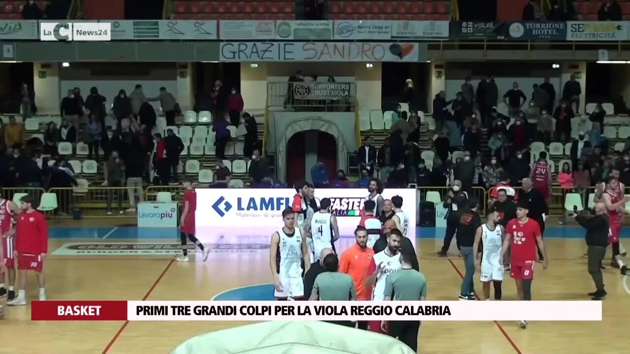 Primi tre grandi colpi per la Viola Reggio Calabria