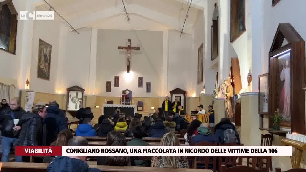 Corigliano Rossano, una fiaccolata in ricordo delle vittime della 106