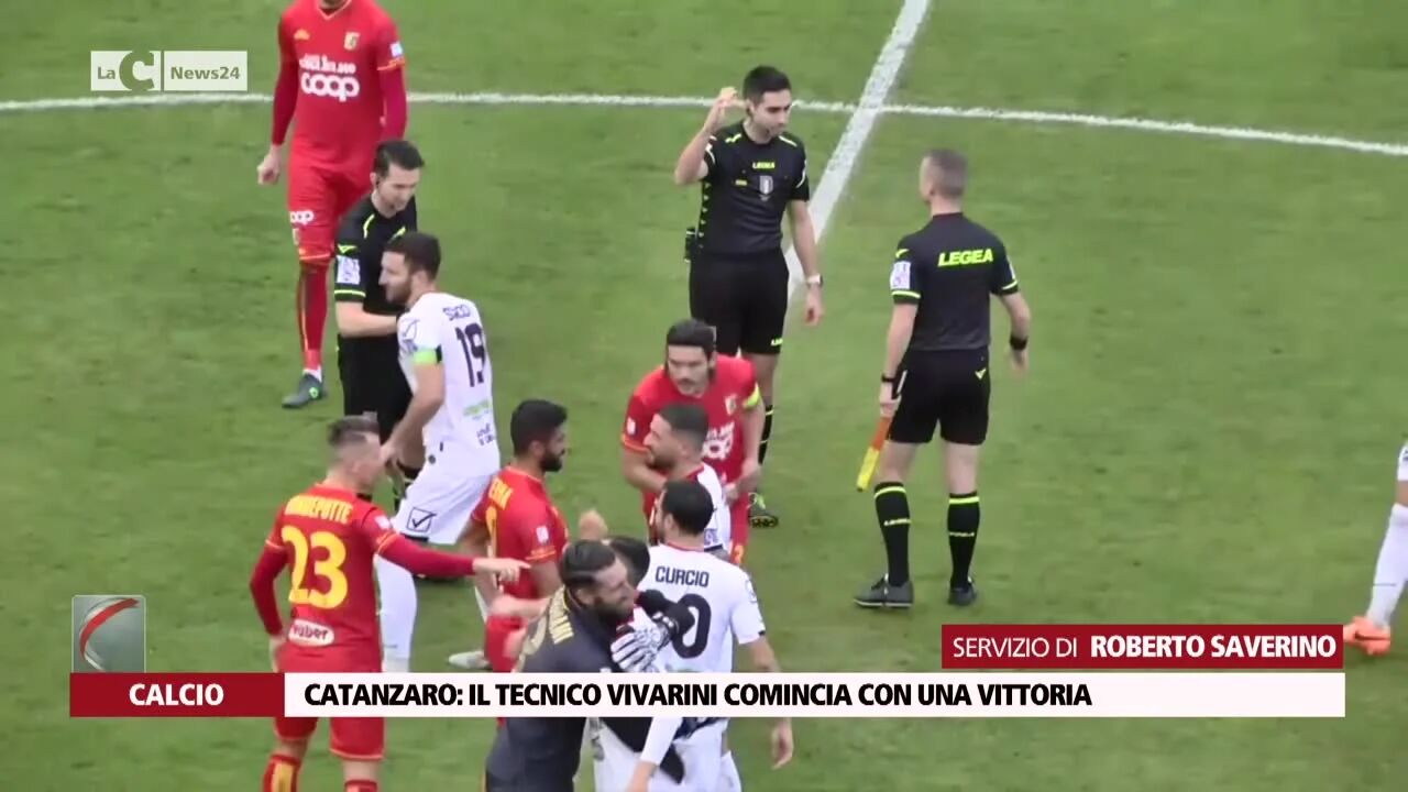 Catanzaro calcio, il tecnico Vivarini comincia con una vittoria