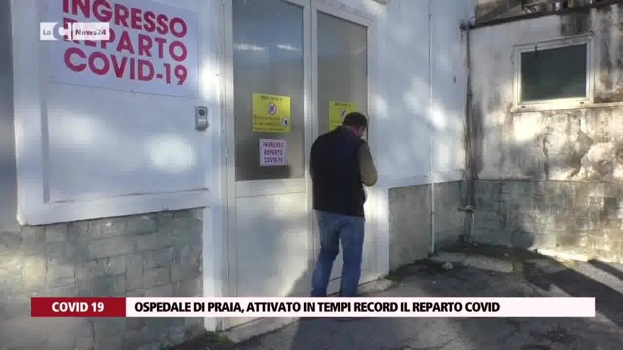 Ospedale di Praia, attivato in tempi record il reparto Covid: 10 i posti letto disponibili