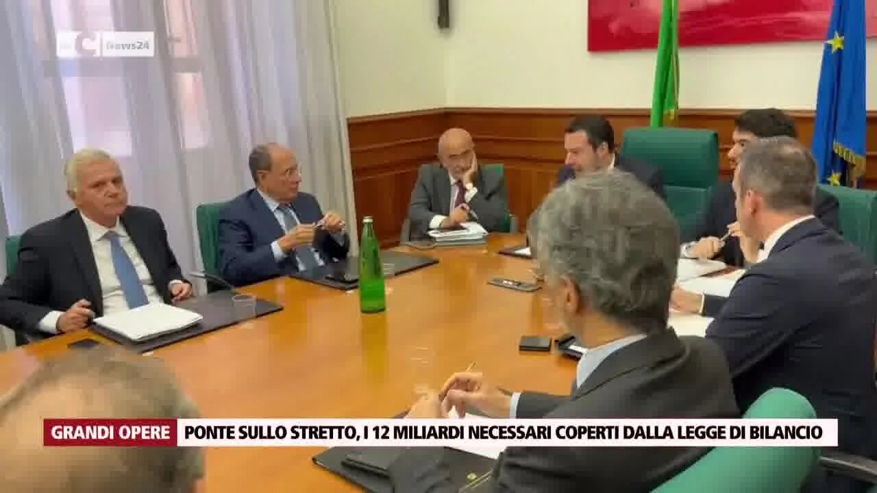 Ponte sullo Stretto, i 12 miliardi necessari coperti dalla legge di bilancio