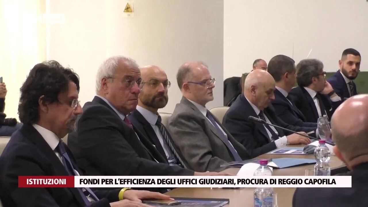 Fondi per l’efficienza degli uffici giudiziari, Procura di Reggio capofila