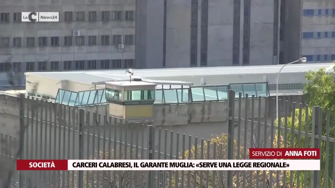 Carceri calabresi, il garante Muglia: «Serve una legge regionale»