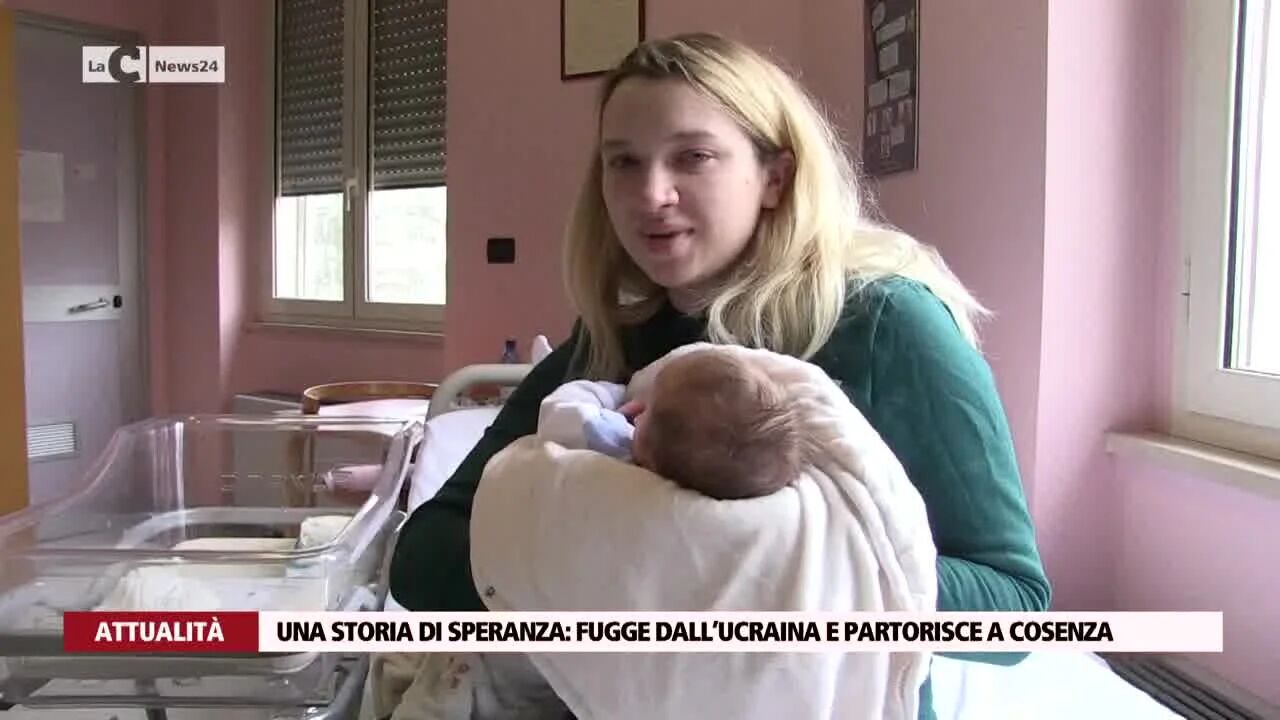 Una storia di speranza: fugge dall’Ucraina e partorisce a Cosenza