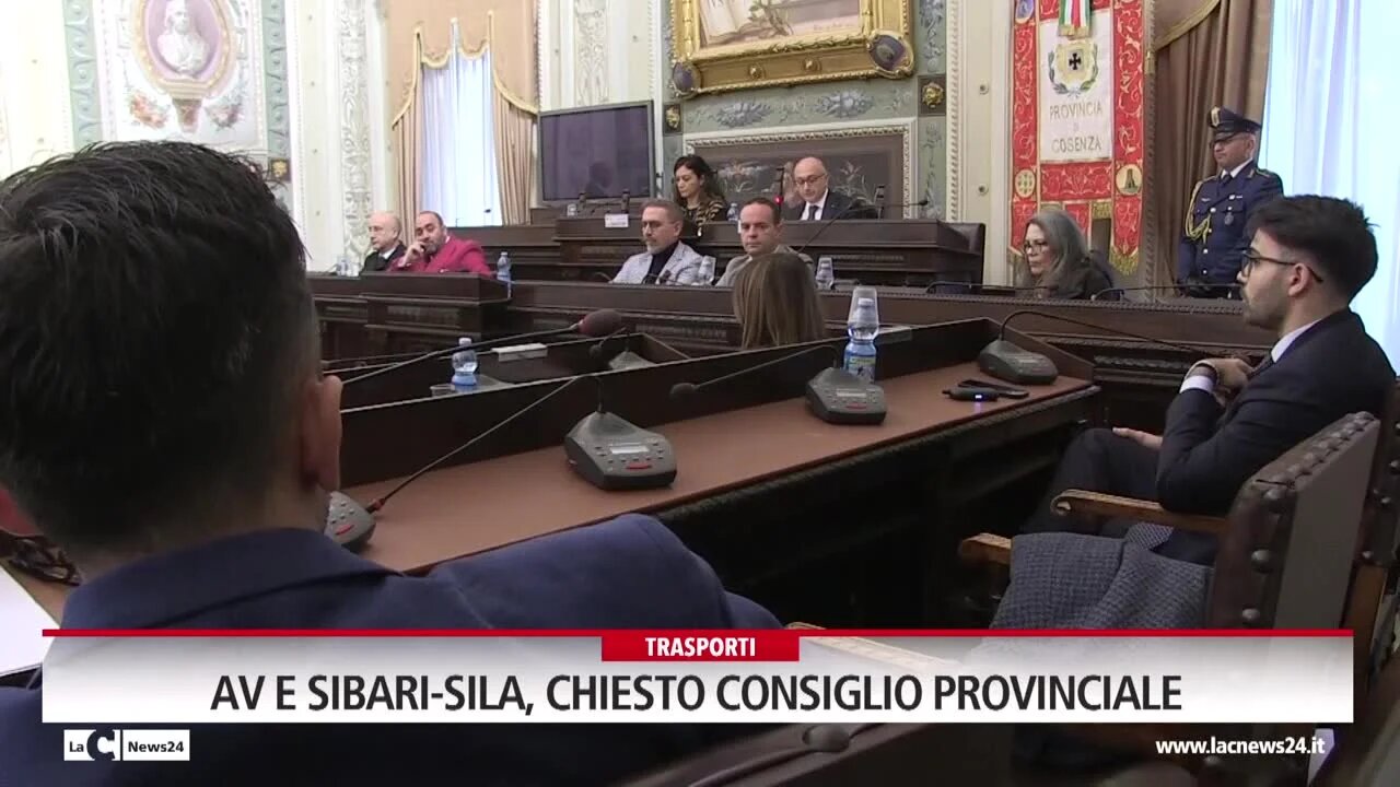 Av e Sibari-Sila, chiesto consiglio provinciale