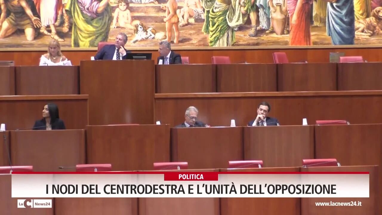 I nodi del Centrodestra e l’unità dell’opposizione