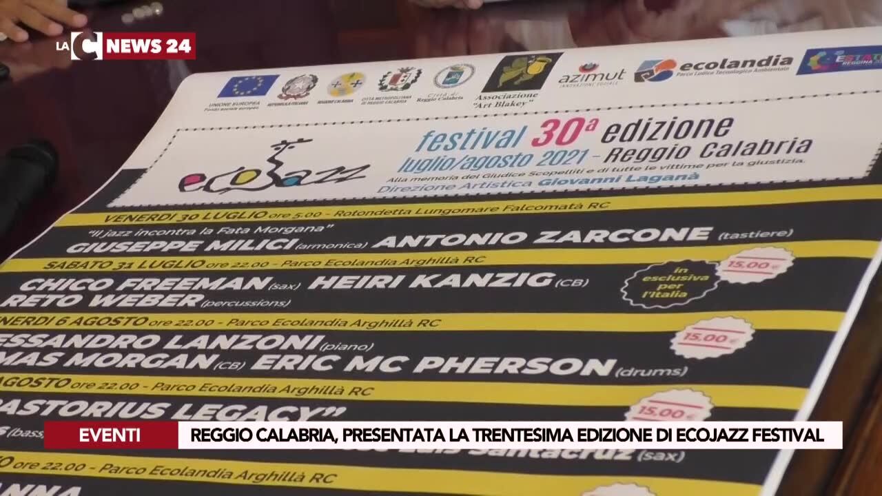Reggio Calabria, presentata la trentesima edizione di Ecojazz Festival