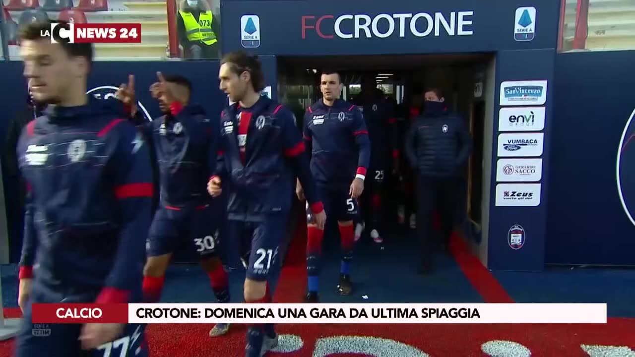 Crotone calcio: domenica una gara da ultima spiaggia