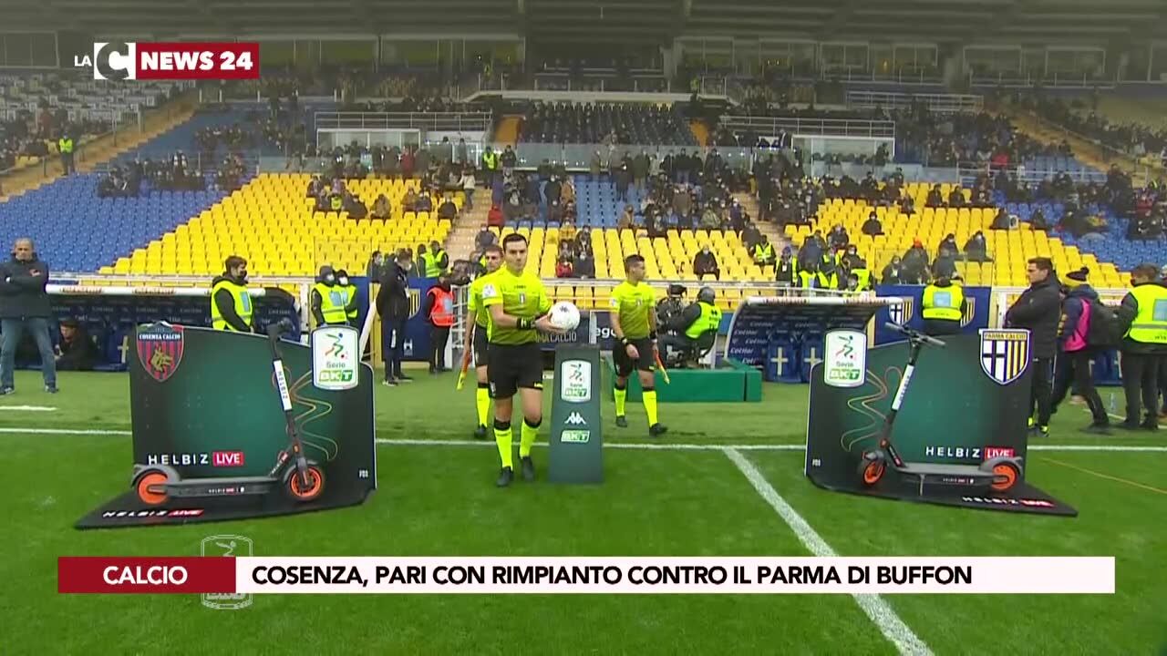 Cosenza, pari con rimpianto contro il Parma di Buffon