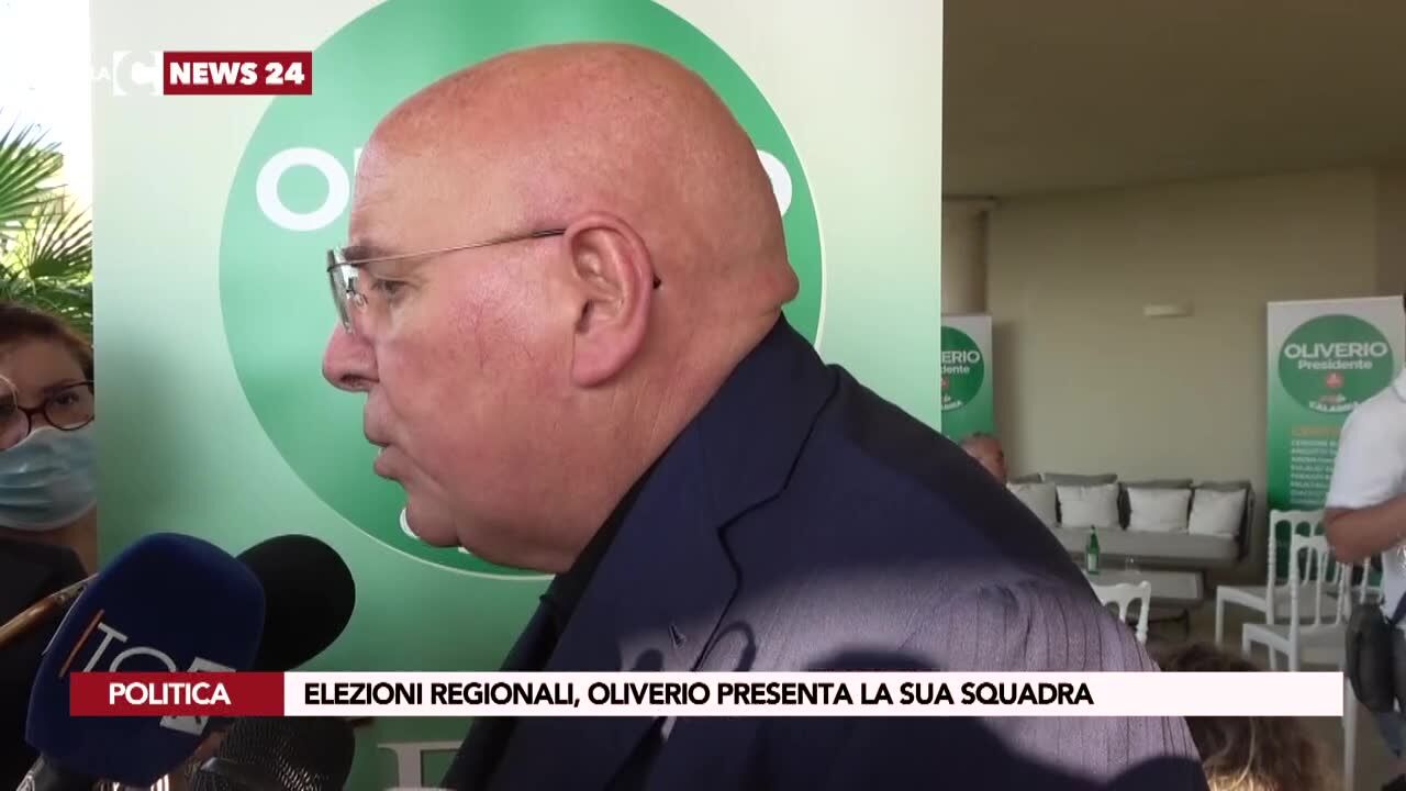 Elezioni regionali, Oliverio presenta la sua squadra