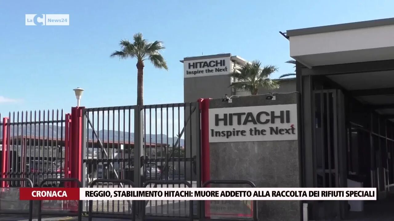 Reggio, stabilimento Hitachi: muore addetto alla raccolta dei rifiuti speciali