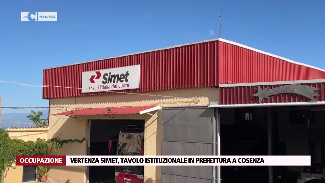 Vertenza Simet, tavolo istituzionale in prefettura a Cosenza