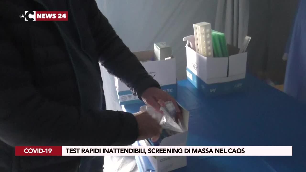 Test rapidi inattendibili, screening di massa nel caos