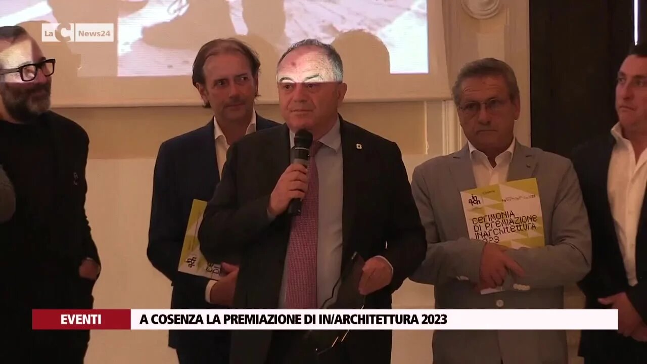 A Cosenza la premiazione di In/architettura 2023