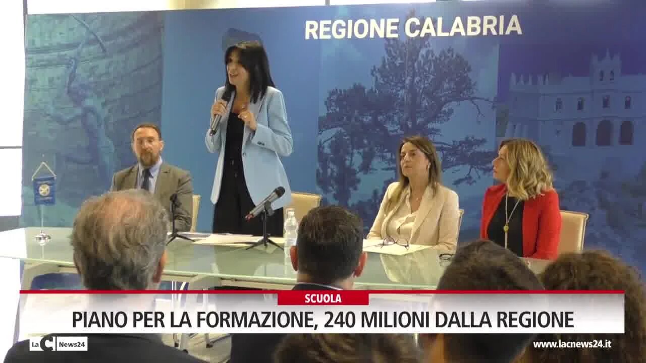 Piano per la formazione, 240 milioni dalla regione