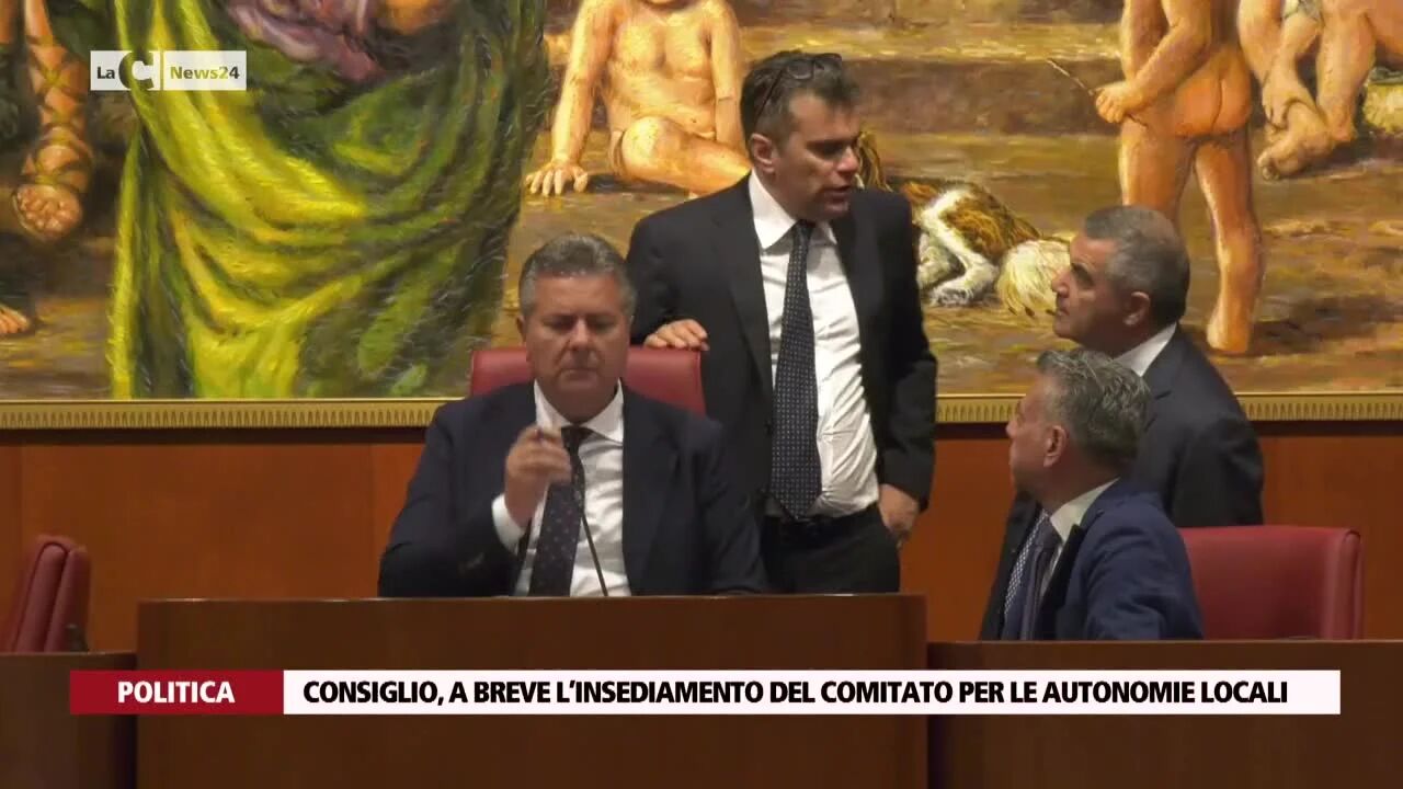 Consiglio, a breve l’insediamento del Comitato per le Autonomie locali
