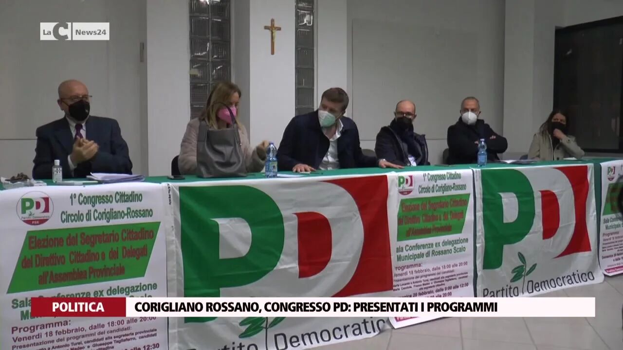 Corigliano Rossano, congresso Pd: presentati i programmi